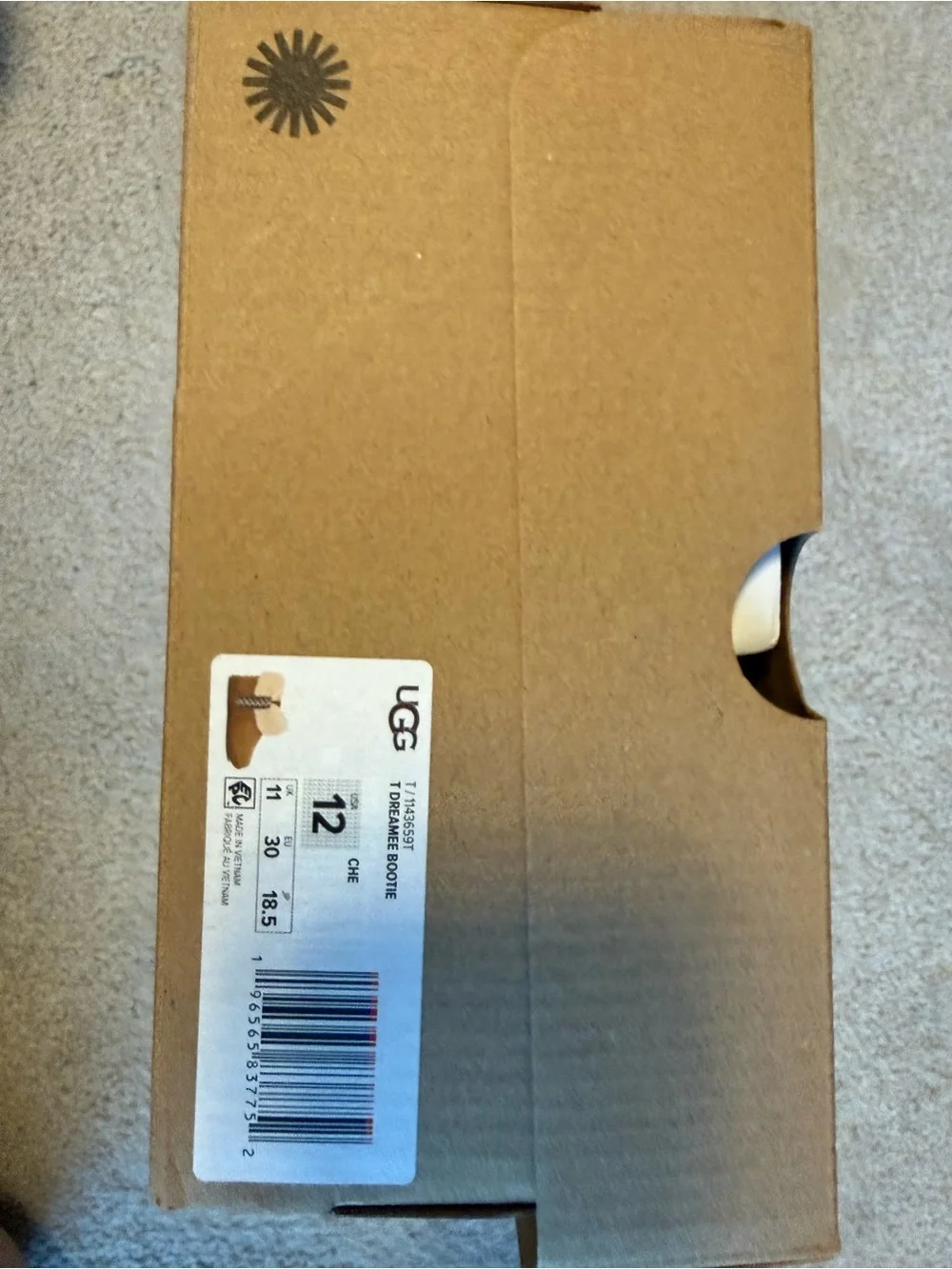 Kids UGG Kid's Dreamee Bootie Chestnut